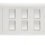 CRABTREE 10AX 6 gang 2 way switch