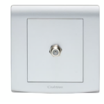 CRABTREE TV (Satellite) socket type "F" 1 gang Silver
