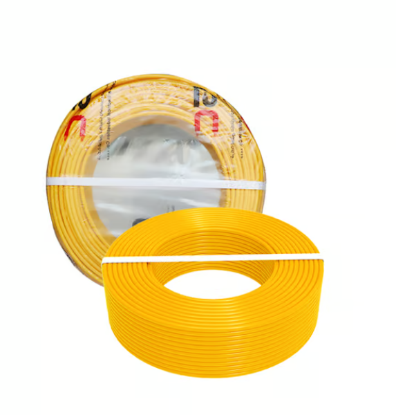 GULF CABLE Wire 10mm, Cu/Pvc,Single Core, Yellow