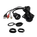 Panel Mount USB & AUX connector - Image 2