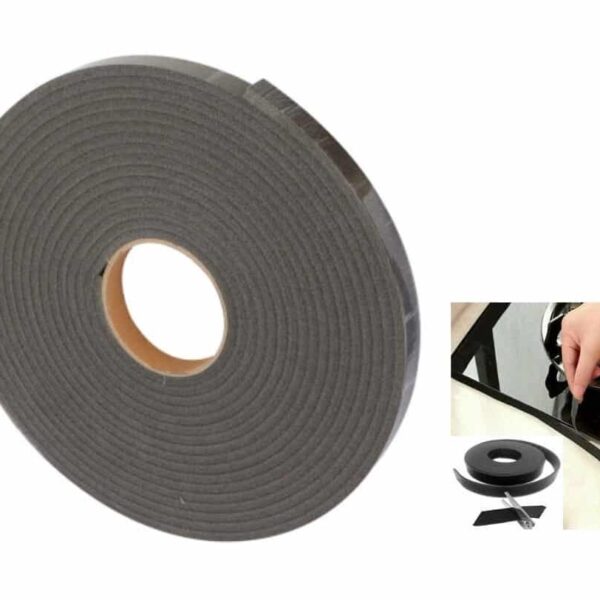 Black Gasket Foam Tape 10mtr