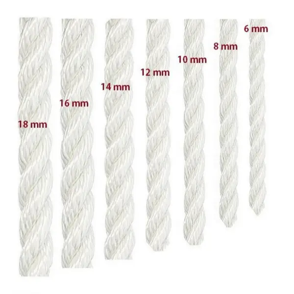 Nylon Ropes - Sold in meters
