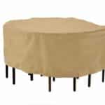 Terrazzo Round Patio Table/Chair Set Cover