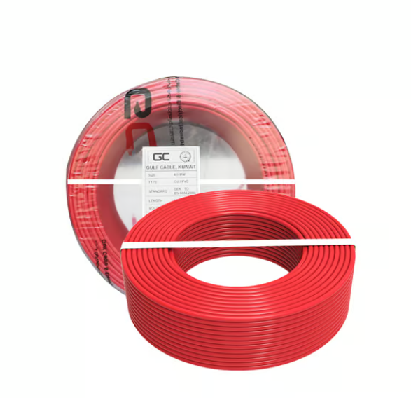 GULF CABLES Wire 16mm Cu/Pvc Single Core Red