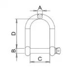Wide D Shackle - Image 2