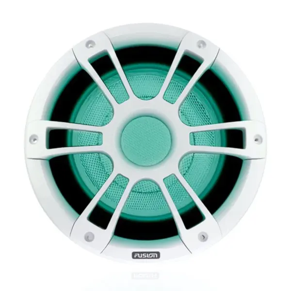 Sports White Marine Subwoofer with CRGBW 600 MAX Peak Watt