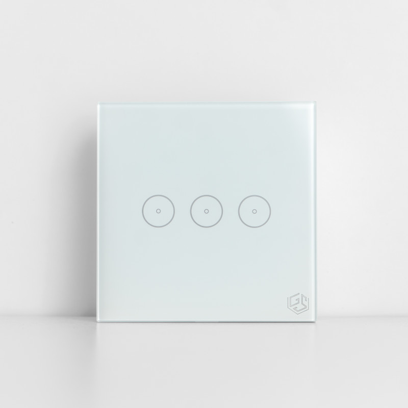 GoSmart Light Switch 3 Gang WiFi-White