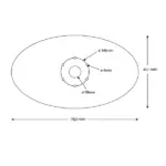 Plastic Table Top Oval - Image 4