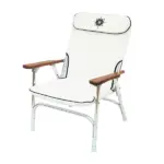 Folding Padded Deck Chair - Image 2