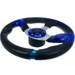 Aluminum Steering Wheel w/PU Sleeves - Image 2