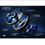 Aluminum Steering Wheel w/PU Sleeves - Image 2
