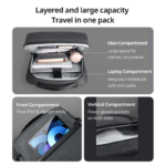 Laptop Backpack B02 Dark Grey - Image 3