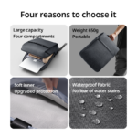 Laptop Backpack B02 Dark Grey - Image 6