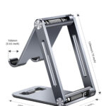 Aluminum Alloy Mobile Phone Holder with Anti-Slip Grip