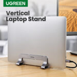 UGREEN Vertical Laptop Stand – Dual-Slot Laptop Stand for Desk - Image 2