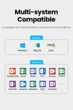 UGREEN Wireless Presenter LP479 – Presentation Clicker with Laser Pointer - Image 3