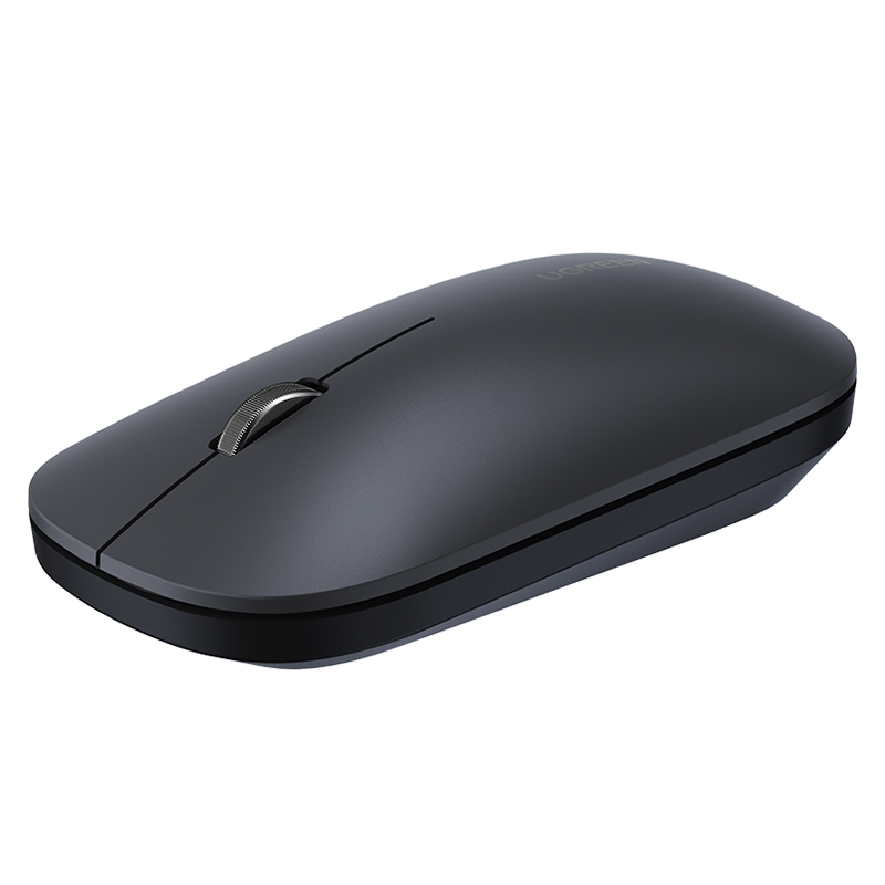 Ergonomic Black Wireless Mouse for Windows & Mac