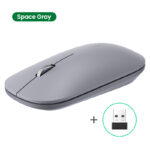 Silent Click Wireless Mouse with Adjustable DPI