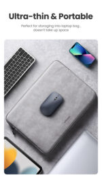 Portable Wireless Mouse (Gray) - Image 2