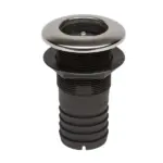 Thru hull with valve