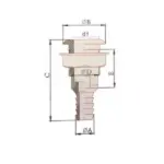 Thru hull with valve - Image 3