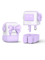 Wall Charger 65W 3-Port GaN Purple - Image 3