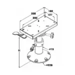 Manual Adjustable Pedestal - Image 3