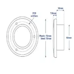 White S.S EuroLED 75 LED Down Lights - Image 3