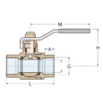 Ball Valve F-F full flow - Image 2