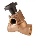 Double intake non stick valve F-F-F