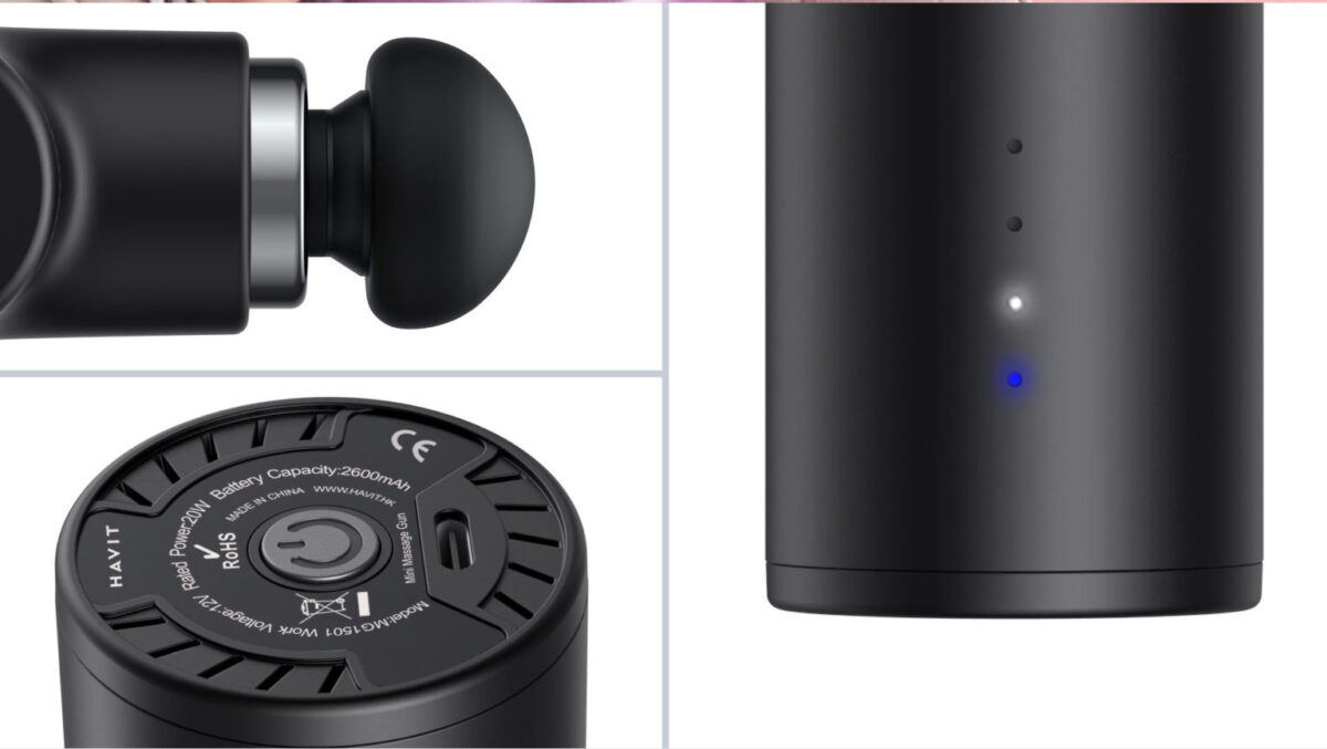 Care-Mini Massage Gun-Black - Image 3