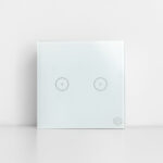 GoSmart Light Switch 2 Gang WiFi-White
