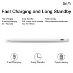 Universal Capacitive Stylus Pen – Rechargeable Touchscreen Pen - Image 3