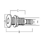 Straight Thru Hull Fittings - Image 3