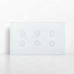 GoSmart Light Switch 6 Gang WiFi- White