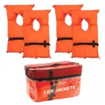 Life Jacket Vest 4 Pack Type II