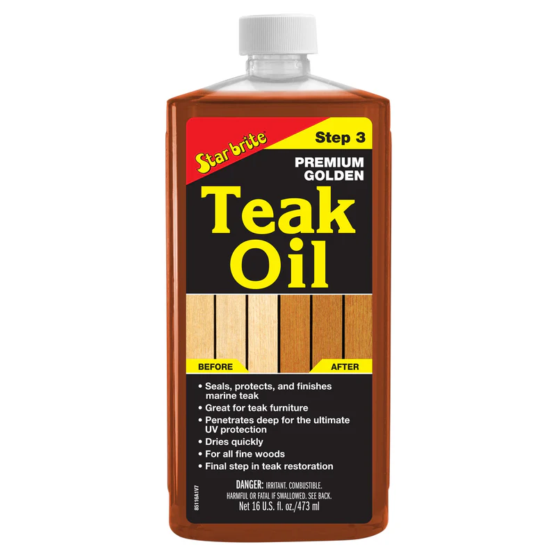 Premium Golden Teak Oil -Step 3