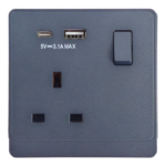 switch socket with USB charger Kuwait