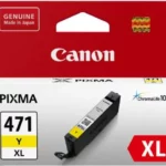 Yellow cartridge Canon printer