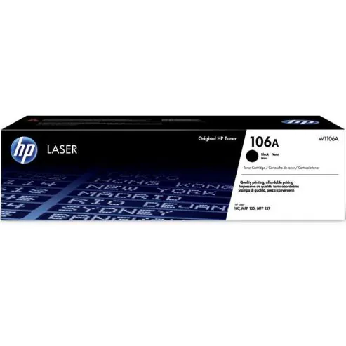 Laser Toner Cartridge 106A Black for HP Printer