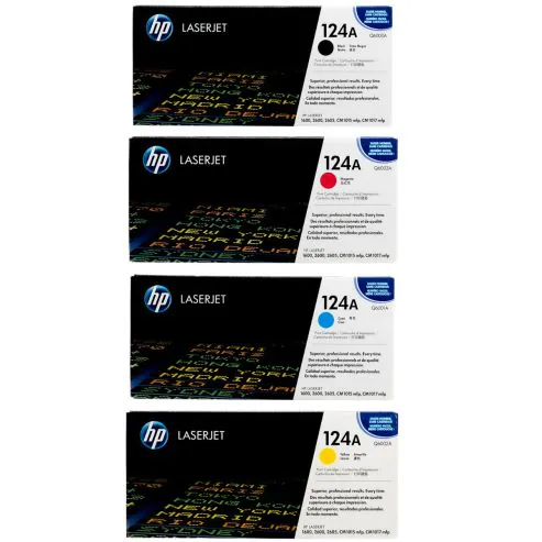 HP 124A LaserJet Toner Set
