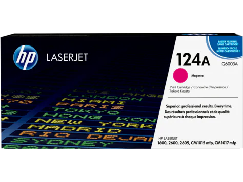 HP 124A Magenta LaserJet Toner Cartridge Q6003A