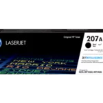 HP 207A Black LaserJet Toner Cartridge W2210A