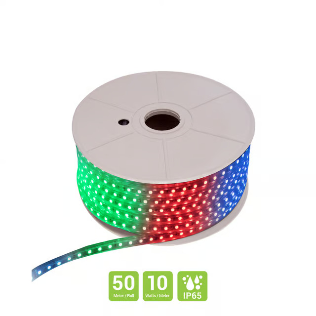 BARVO LED RGB Strip Light MULTI COLOR 50 M/Roll Controller Sold Separately