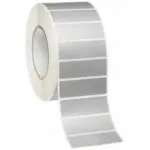 Silver Polyester labels 50mmx25mm