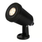 GLOW Outdoor Garden LED Spike Spotlight GU10 Holder 8Watt Black
