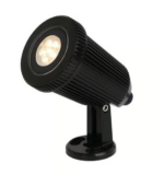 GLOW Outdoor Garden LED Spike Spotlight GU10 Holder 8Watt Black