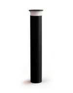 GLOW Waterproof Outdoor LED Bollard Light 60cm 9Watt Black