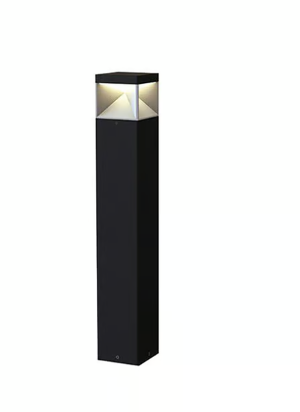 GLOW Waterproof Outdoor LED Bollard Light 50cm 12Watt Black