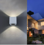 GLOW Up & Down Modern LED Wall Light  2×6Watt Black - Image 2